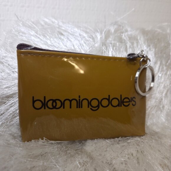 Bloomingdale's Exclusive Little Brown Bag Key Pouch Petite Zip Case - Picture 2 of 7